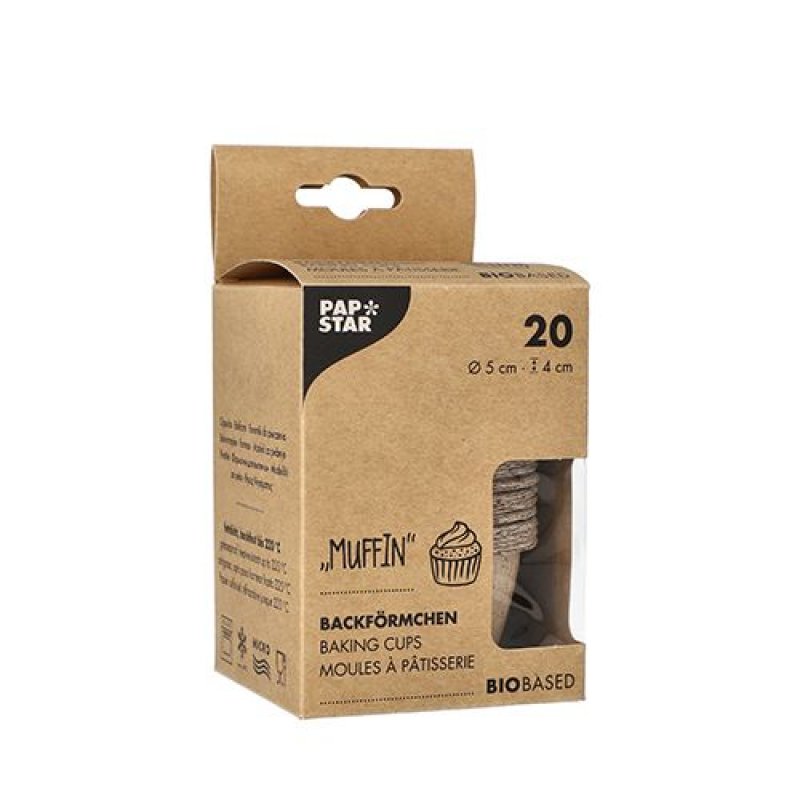 Papstar 88695 moule a gâteaux Caissettes pour cupcake / muffin 20 pièce(s)