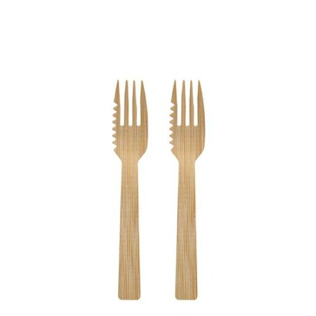 Papstar 88770 fourchette jetable Bois 50 pièce(s)