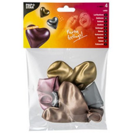 PAPSTAR Ballon "Glossy Heart", assorti