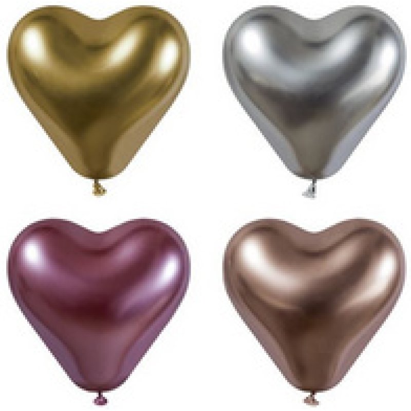PAPSTAR Ballon "Glossy Heart", assorti