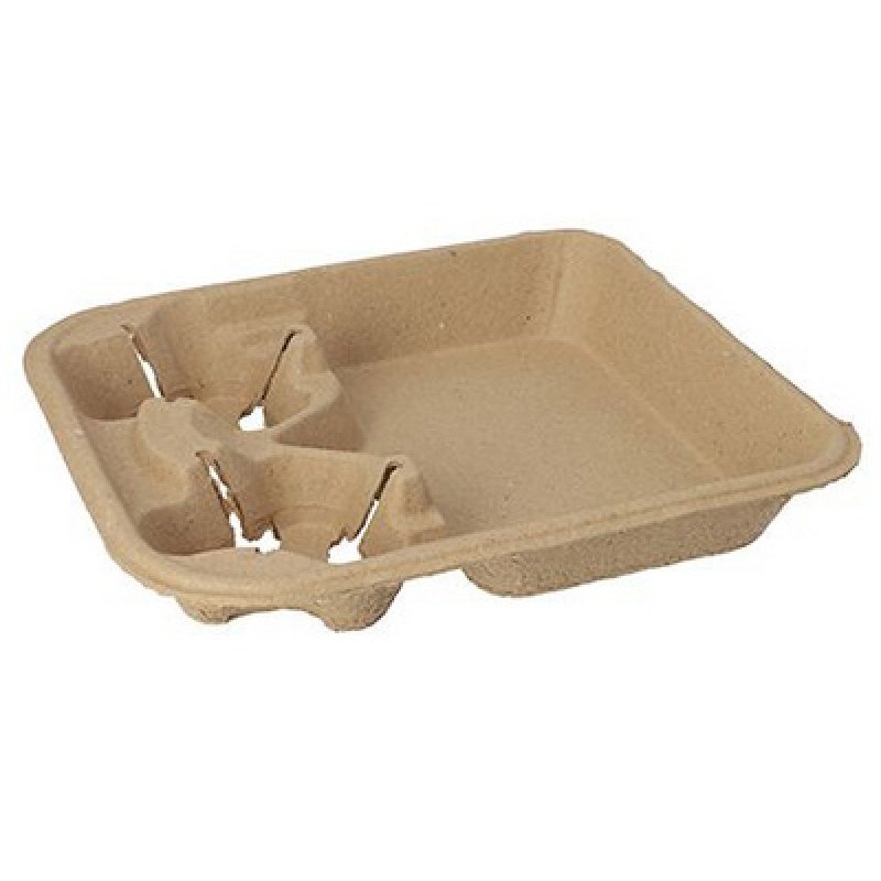 PAPSTAR Plateau "To Go", 330 x 266 x 47 mm, naturel