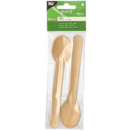 PAPSTAR Cuillère en papier "Pure", naturel
