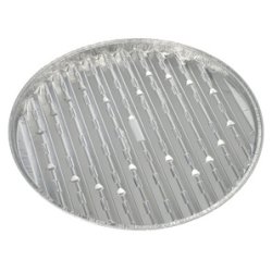 STARPAK Barquette de barbecue en aluminium, rond