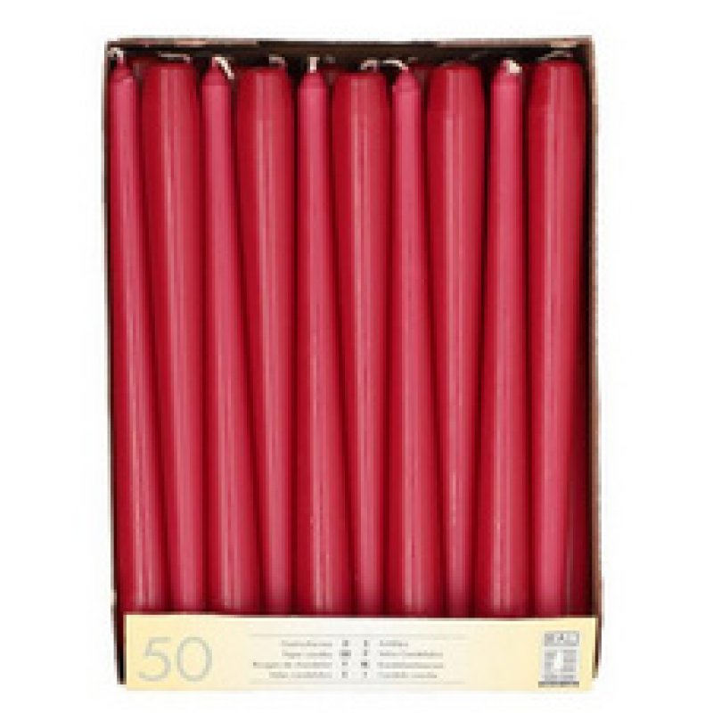 STARPAK Bougie de chandelier, 22 mm, pack de 50, rouille