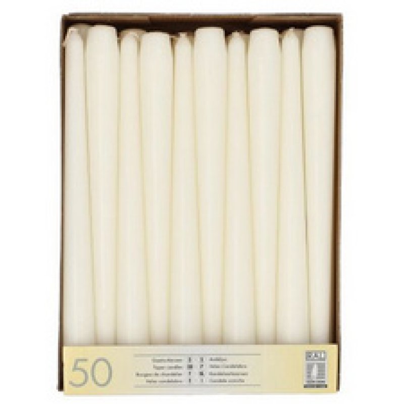 STARPAK Bougie de chandelier, 22 mm, pack de 50, rouille