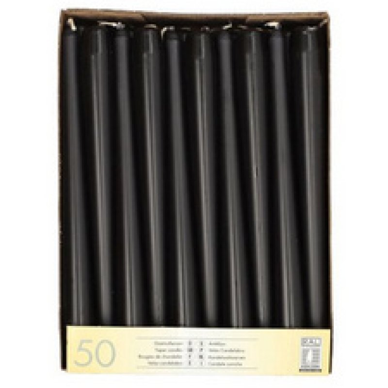 STARPAK Bougie de chandelier, 22 mm, pack de 50, lilas