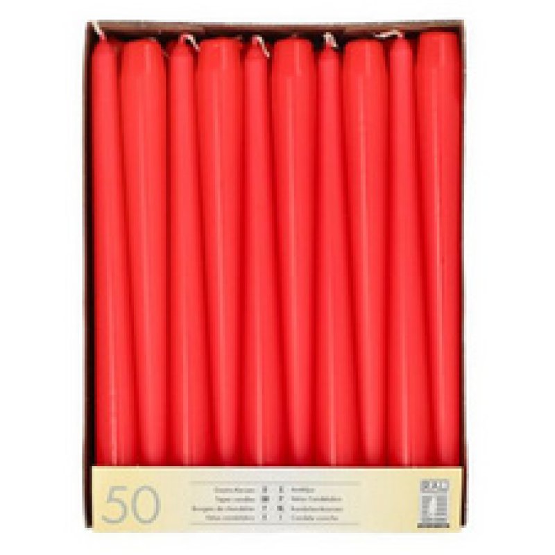 STARPAK Bougie de chandelier, 22 mm, pack de 50, lilas