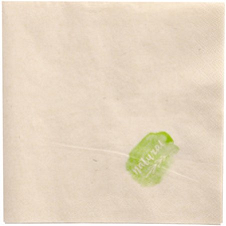 PAPSTAR Serviette de table, 300 x 300 mm, naturel