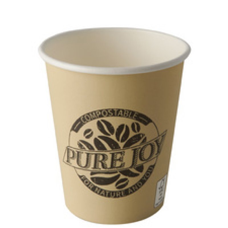 PAPSTAR Gobelet en carton "pure", 0,5 l, nature