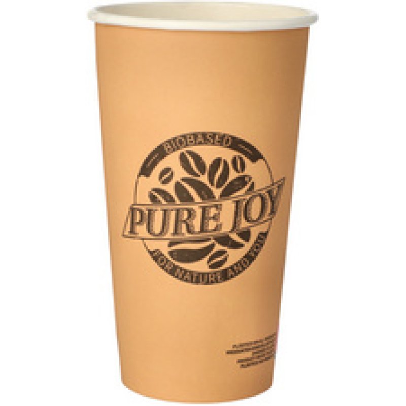 PAPSTAR Gobelet en carton "pure", 0,5 l, nature