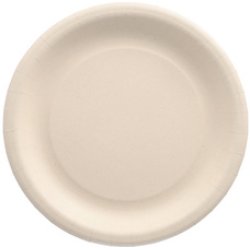PAPSTAR Assiette en résidus agricoles "pure", rond, naturel