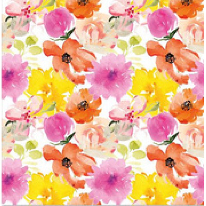 PAPSTAR Serviettes à motif de Pâques "Flowers Splendor"