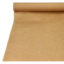 PAPSTAR Nappe de table damassée, (l)1,0 x (L)25 m, naturel