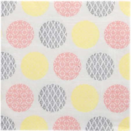 PAPSTAR Serviette à motif "ROYAL Collection Rococo", rose