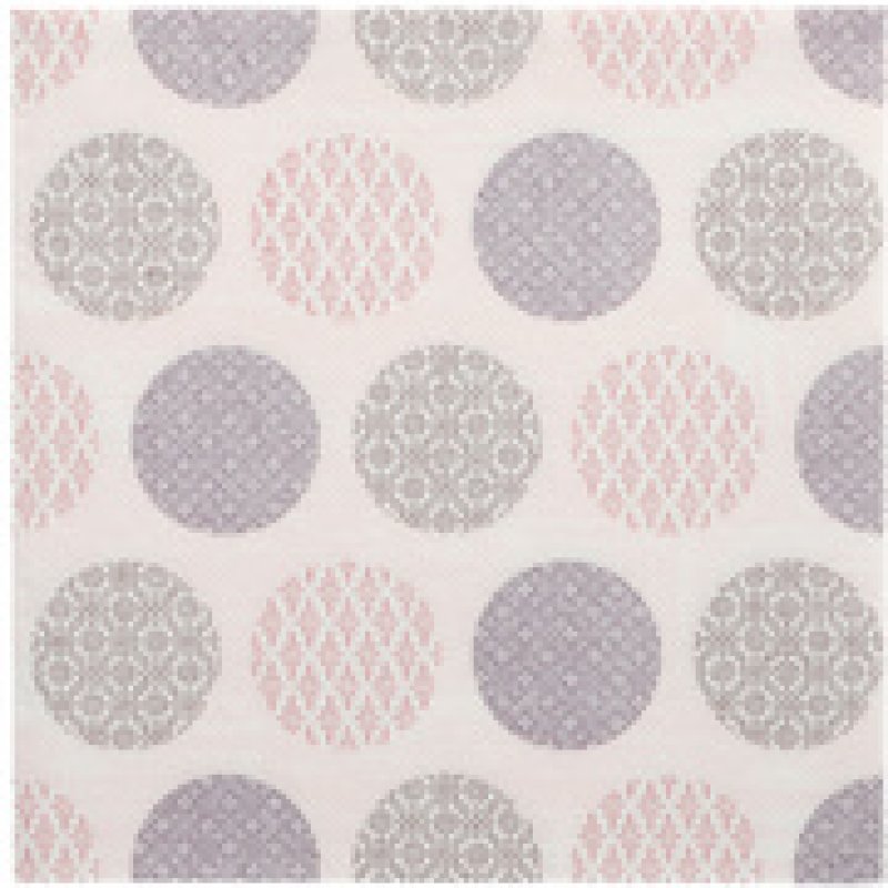 PAPSTAR Serviette à motif "ROYAL Collection Rococo", rose