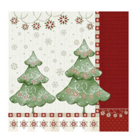 PAPSTAR Serviette à motif de Noël "Winter Harmony"