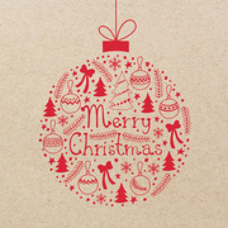 PAPSTAR Serviette à motif de Noël "Simply Natural"