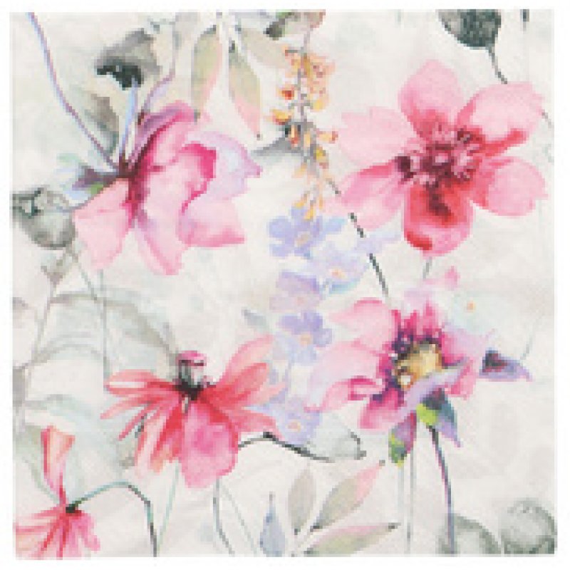 PAPSTAR Serviette à motif "Lilac Dream", 330 x 330 mm