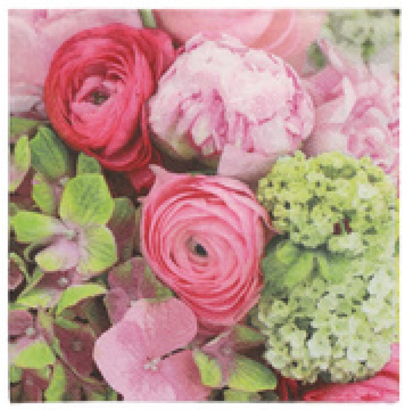 PAPSTAR Serviette à motif "Pink Dream", 330 x 330 mm