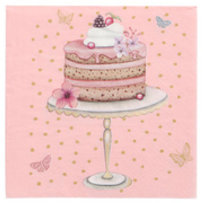 PAPSTAR Serviette à motif "Muffin", 330 x 330 mm