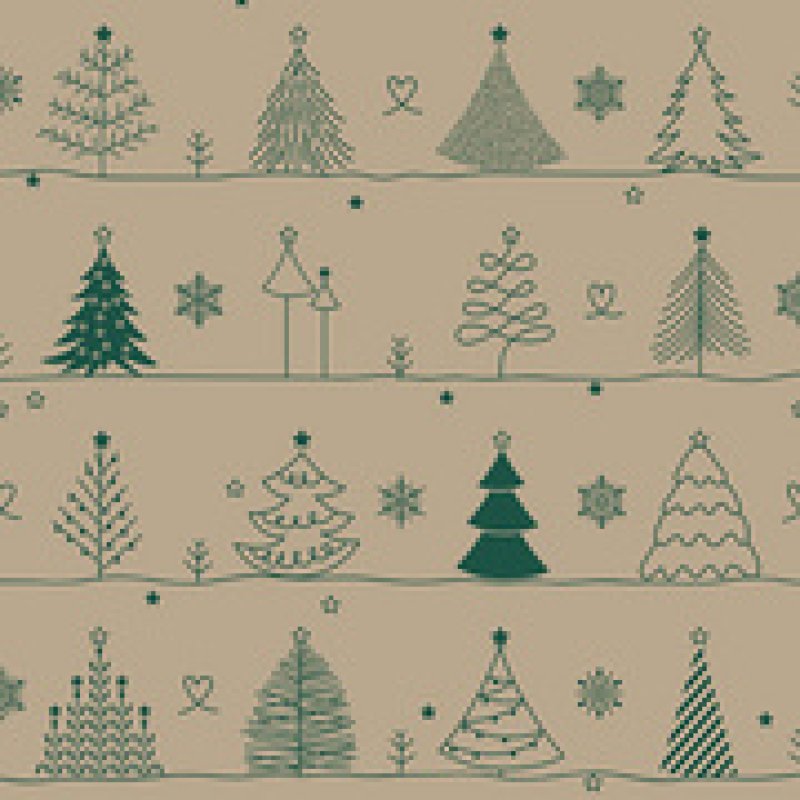 PAPSTAR Serviette à motif de Noël "X-Max Trees"