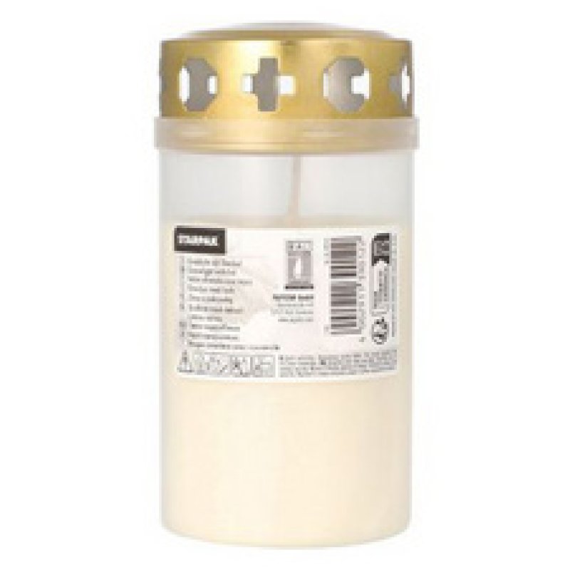 STARPAK Photophore tombal T3, diamètre: 64 mm, transparent