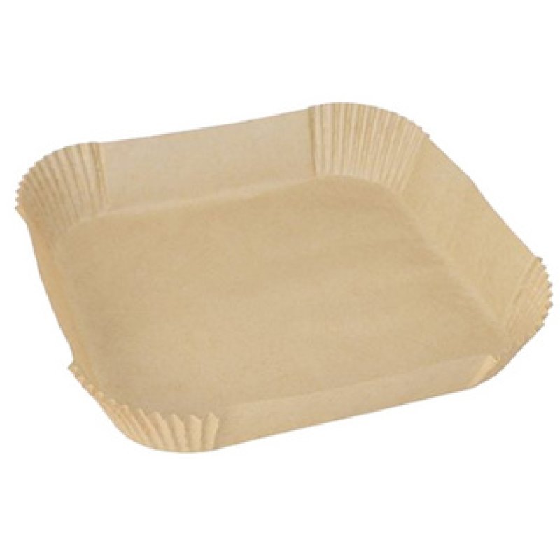 PAPSTAR Papier sulfurisé prédécoupé, 230x230x45 mm, marron