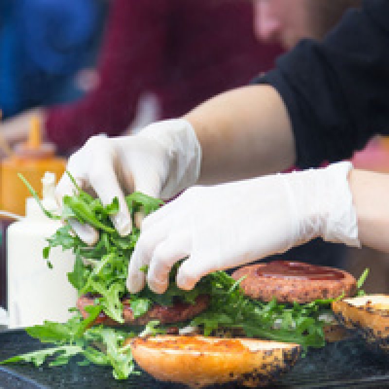 HYGONORM Gant en nitrile "SAFE LIGHT", XXL, blanc