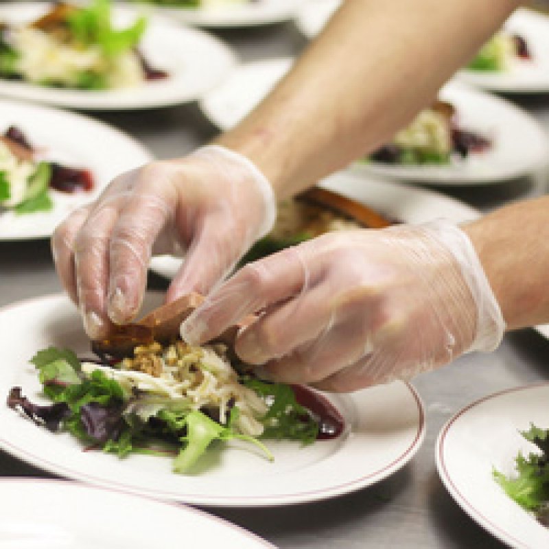 HYGOSTAR Gant en vinyle "IDEAL", XL, blanc