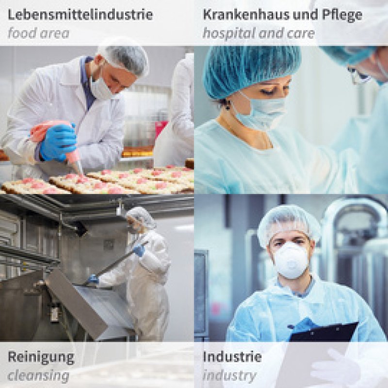 HYGONORM Charlotte Bettina Light, 530 mm, PP intissé, blanc