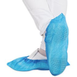 HYGOSTAR Surchaussure en CPE, longueur: 410 mm, bleu