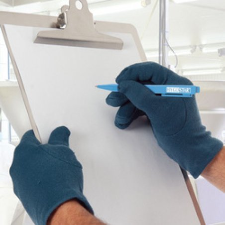 HYGOSTAR Stylo à bille rétractable DETECT, détectable, bleu