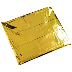 HYGOSTAR Couverture de survie, 1.600 x 2.100 mm, argent/or