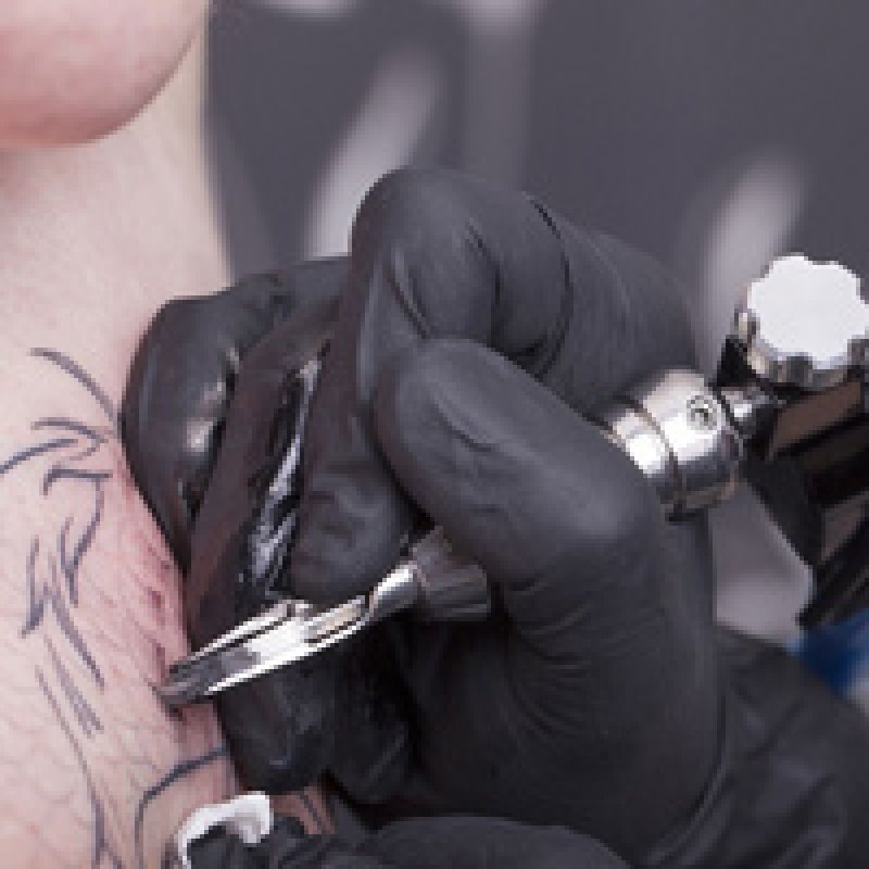 HYGOSTAR Gants latex "DIABLO", M, noir