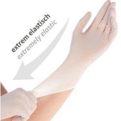 HYGOSTAR Gant en nitrile SAFE SUPER STRETCH, L, blanc