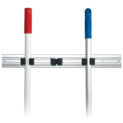 HYGOCLEAN Porte-balai SOLO, plastique, noir