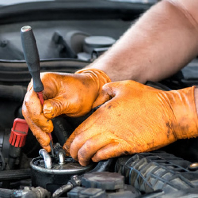 HYGOSTAR Gant en nitrile "POWER GRIP", M, orange