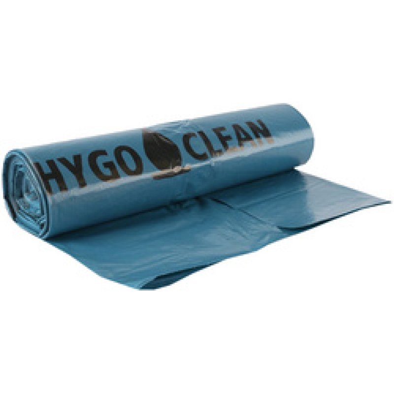 HYGOCLEAN Sac poubelle, 120 litres, en LDPE, transparent