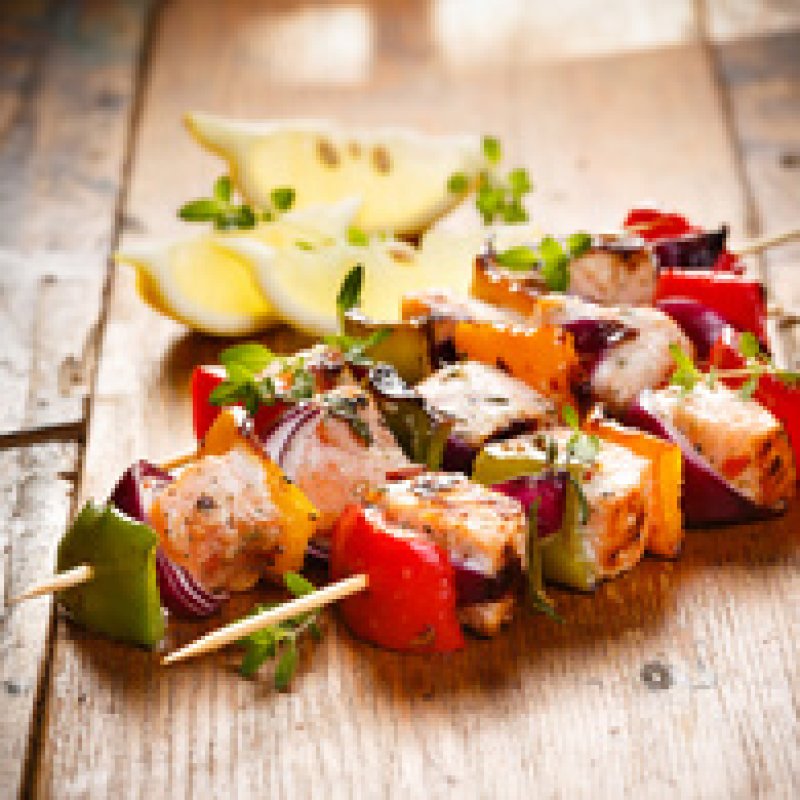 NATURE Star Pique à brochette, en bois, longueur: 250 mm