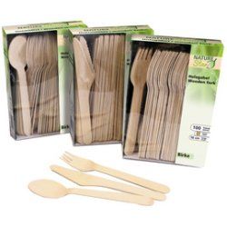 STOCK2 - NATURE Star Fourchette en bois, longueur: 160mm