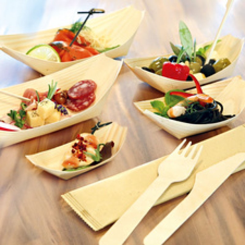 NATURE Star Ravier en bois, en pin, 115 x 70 mm