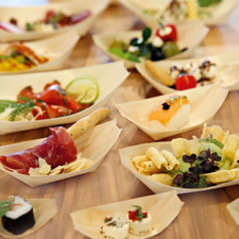 NATURE Star Ravier en bois, en pin, 115 x 70 mm