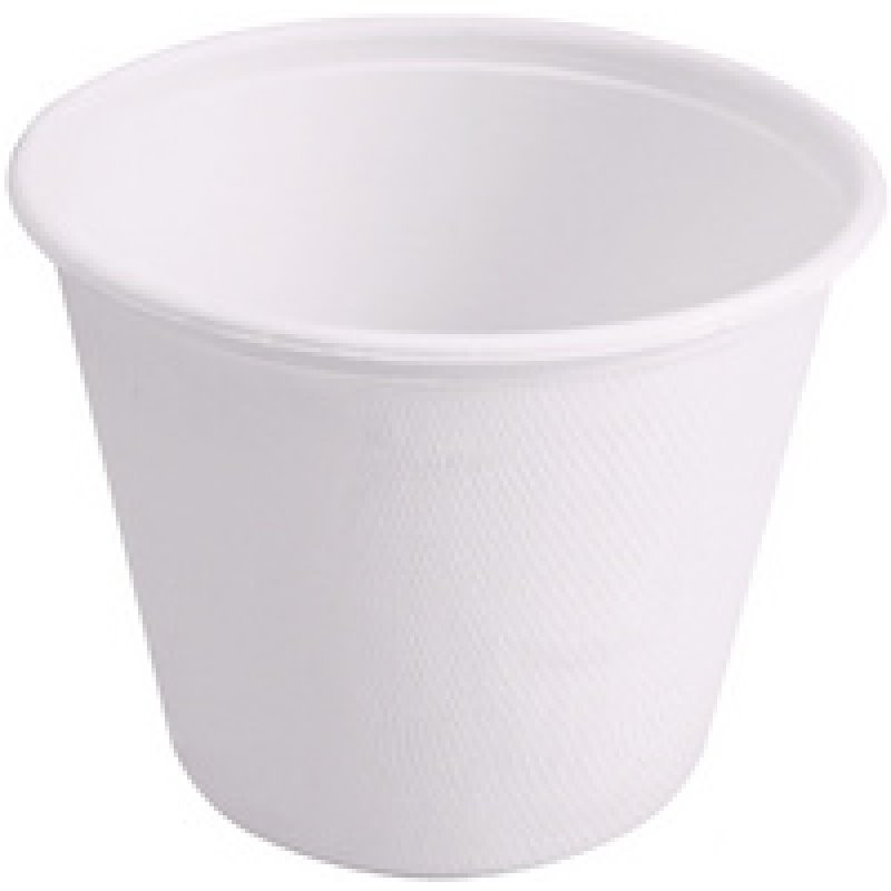 NATURE Star Gobelet en canne à sucre, rond, 425 ml, blanc