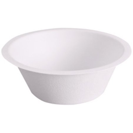 NATURE Star Coupelle en canne à sucre, rond, 370 ml, blanc