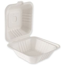 NATURE Star Boîte à burger en canne à sucre, avec couvercle