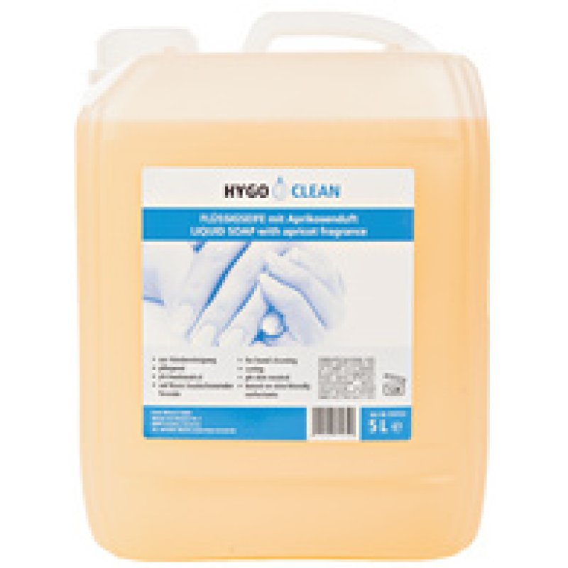HYGOCLEAN Handwaschseife mit Aprikosenduft, 5 Liter