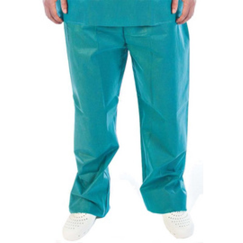 HYGOSTAR Pantalon de bloc opératoire, en SMS, vert, S