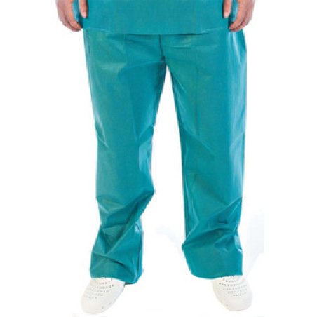 HYGOSTAR Pantalon de bloc opératoire, en SMS, vert, S
