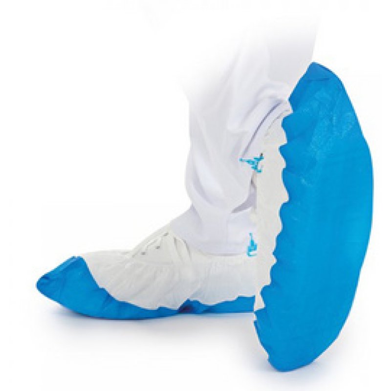 HYGOSTAR Surchaussure PP "HYGOMAT" avec semelle PE-C, blanc/