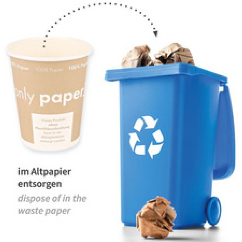 NATURE Star Gobelet pour café en papier dur "Only Paper"